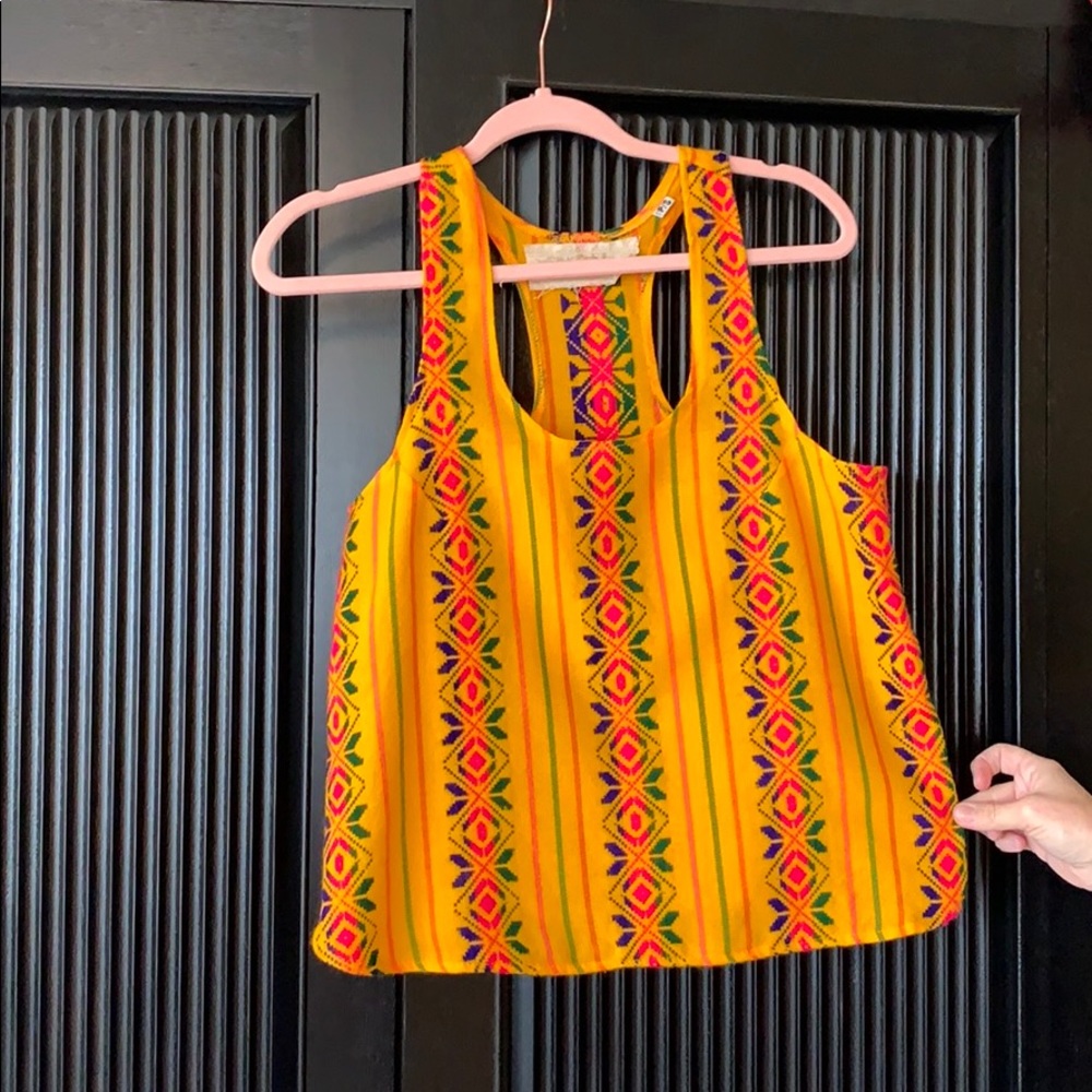 Free People racer back tank